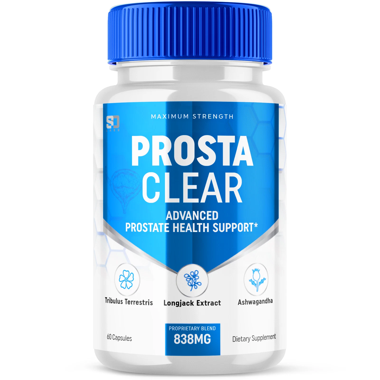 Prosta Clear - Advanced Prostate Support and Enhance Vitality 60 Capsules