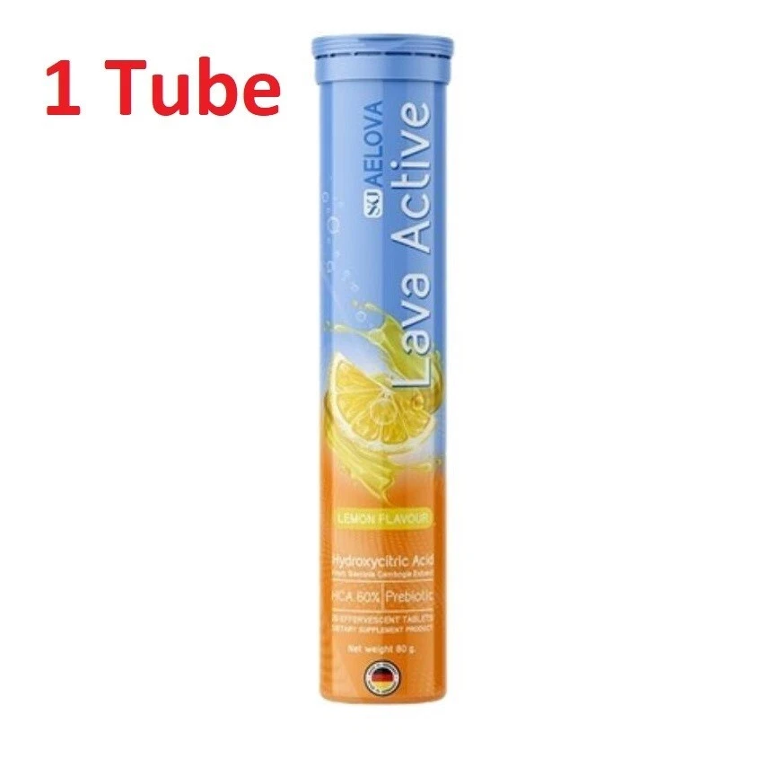 1 Tube AELOVA Dietary Supplement Weight Control Metabolism Effervescent Tablet