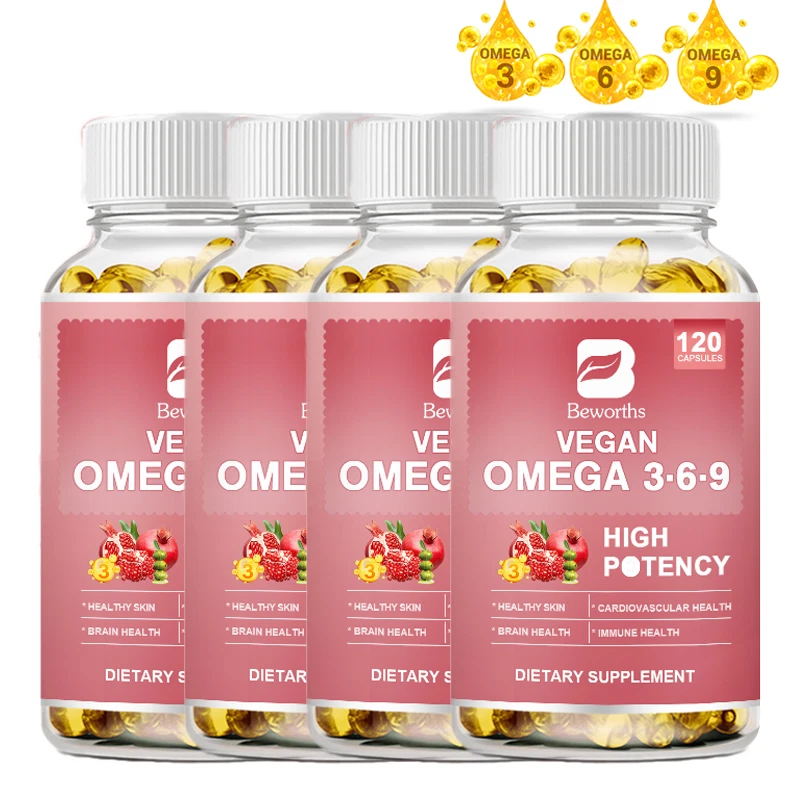Omega 3-6-9 5 In 1 Essential Fatty Acids for Cardiovascular & Brain Health