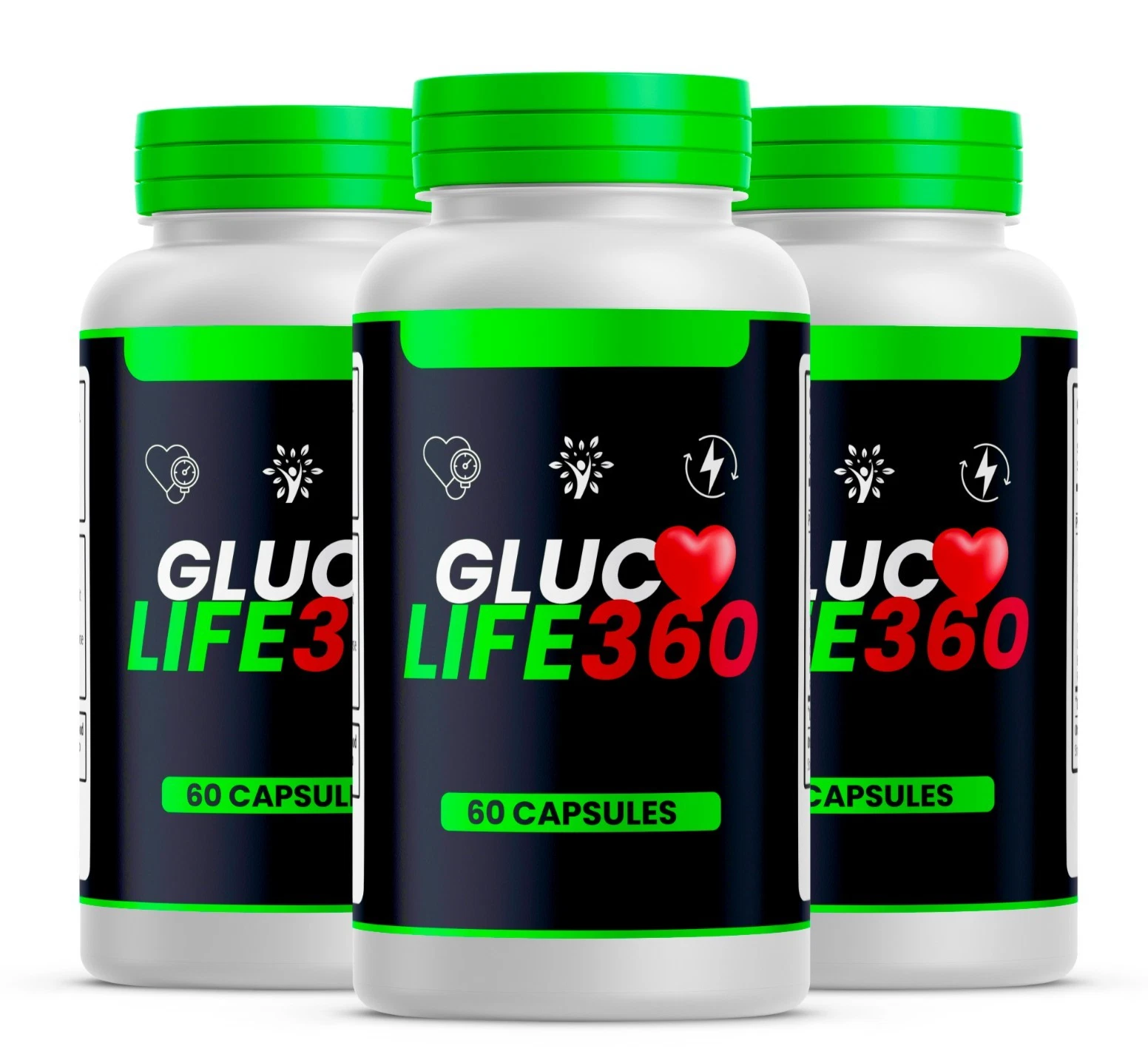 Gluco Life360 Capsules – Gluco Life 360 Blood Health Support Formula (180ct)