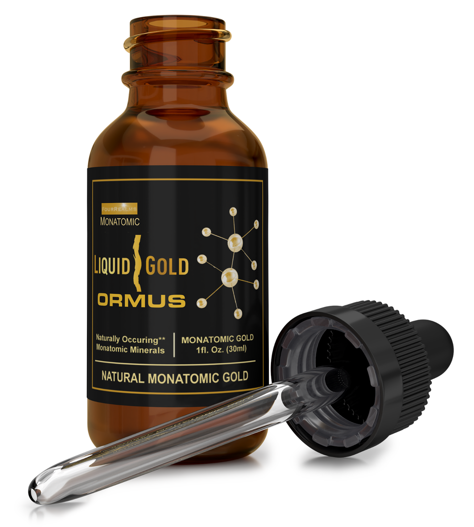 Liquid Gold ORMUS MONATOMIC WHITE POWDER GOLD FourRealms MONATOMIC GOLD LIQUID