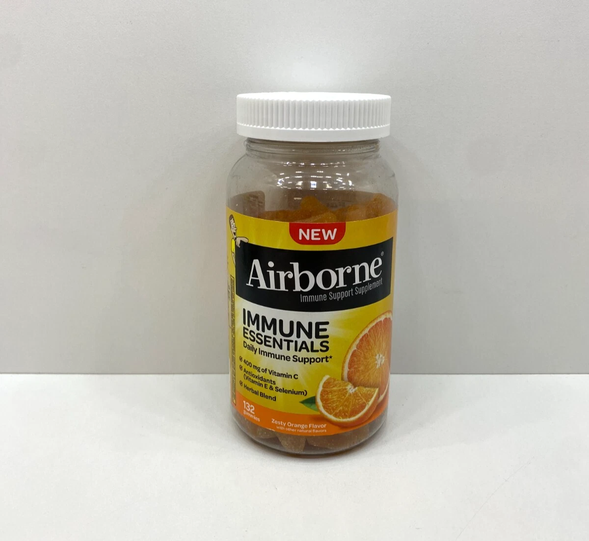 NEW Airborne Immune Support Supplement Immune Essentials 132 Gummies 2026