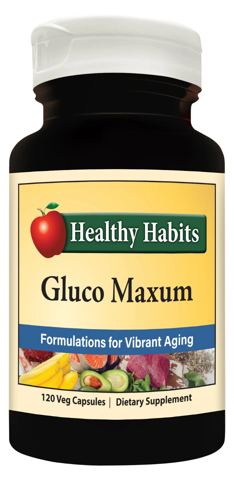 Healthy Habits Gluco Maxum - Bottled - 120 Veg Capsules