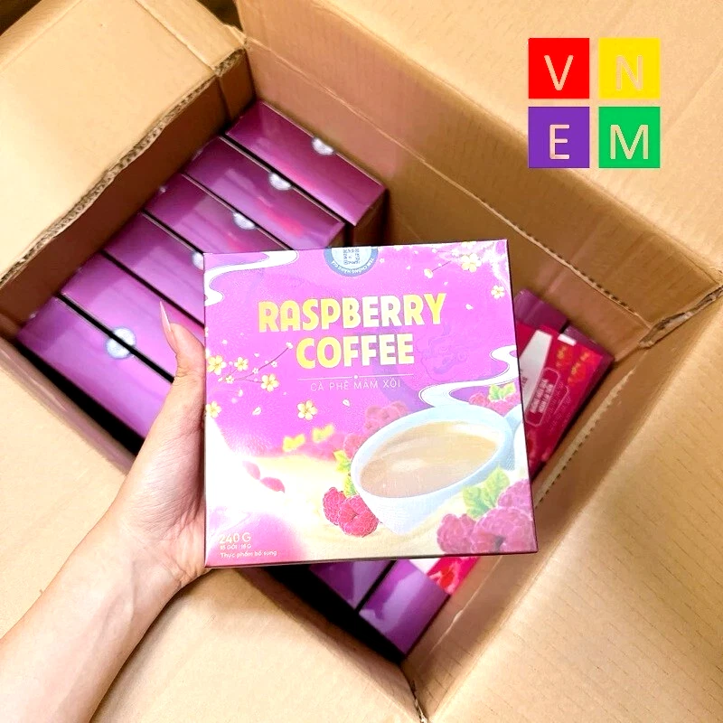 Raspberry Coffee - Ca Phe Mam Xoi AUTHENTIC PRODUCT with 7 Colors on The Box