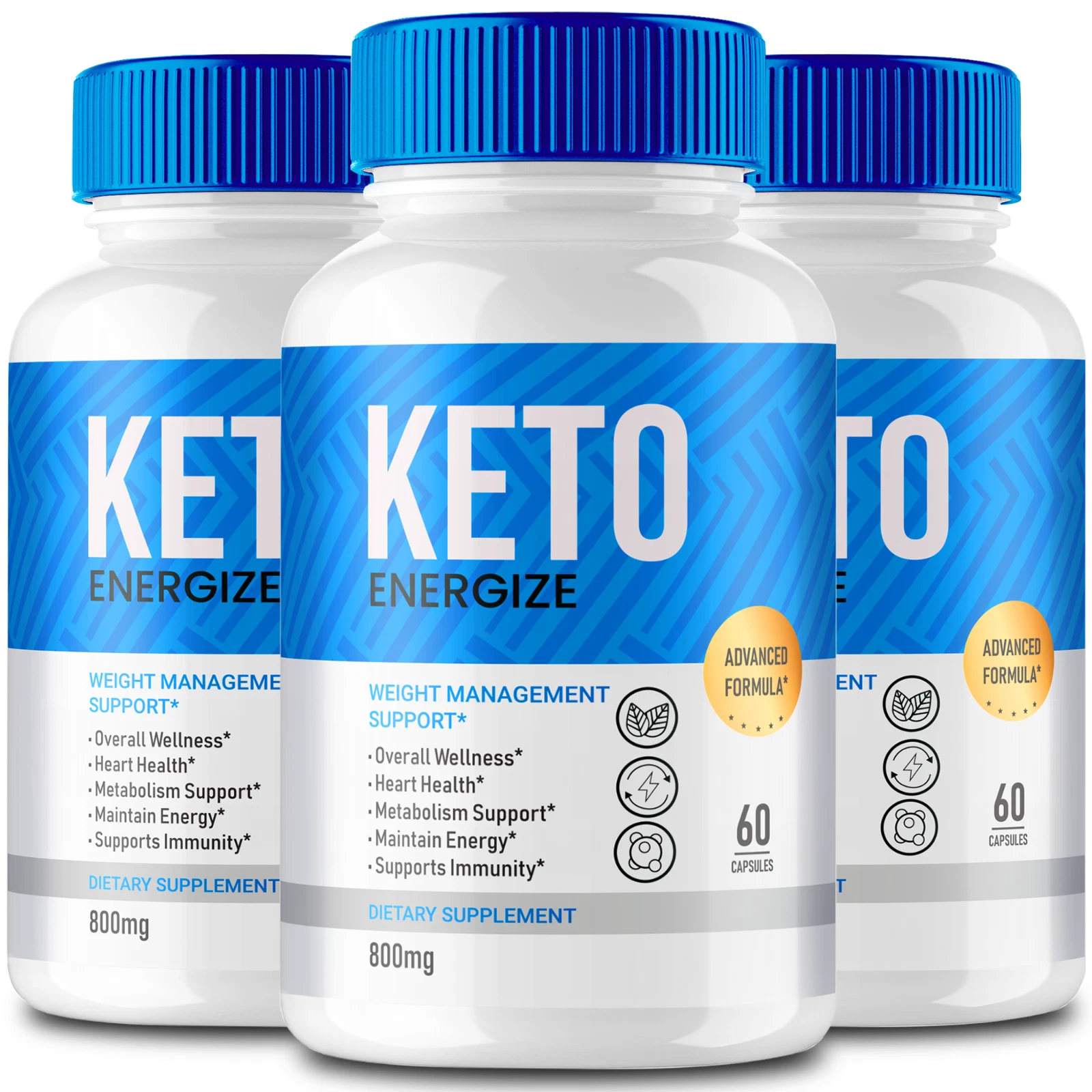 (3 Pack) Keto Energize Advanced Weight Loss Pills to Boost Metabolism and Energy