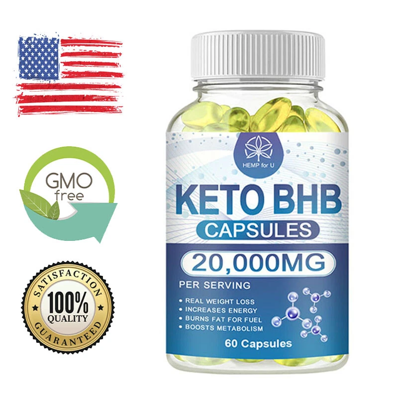 Best BHB Keto Diet Pills 20,000mg Burn Fat-Advanced Ketosis & Weight Loss 30 Day