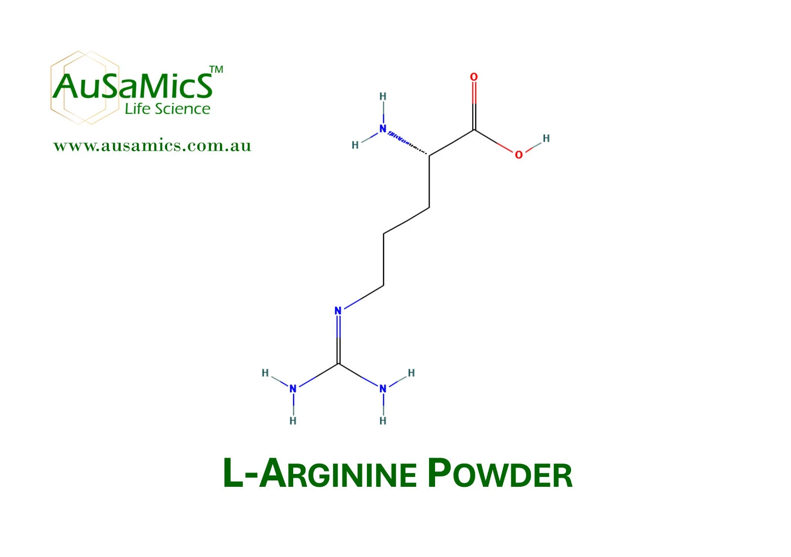 L-Arginine Powder, Arginine, Pure and High Quality Amino Acid CAS No: 74-79-3