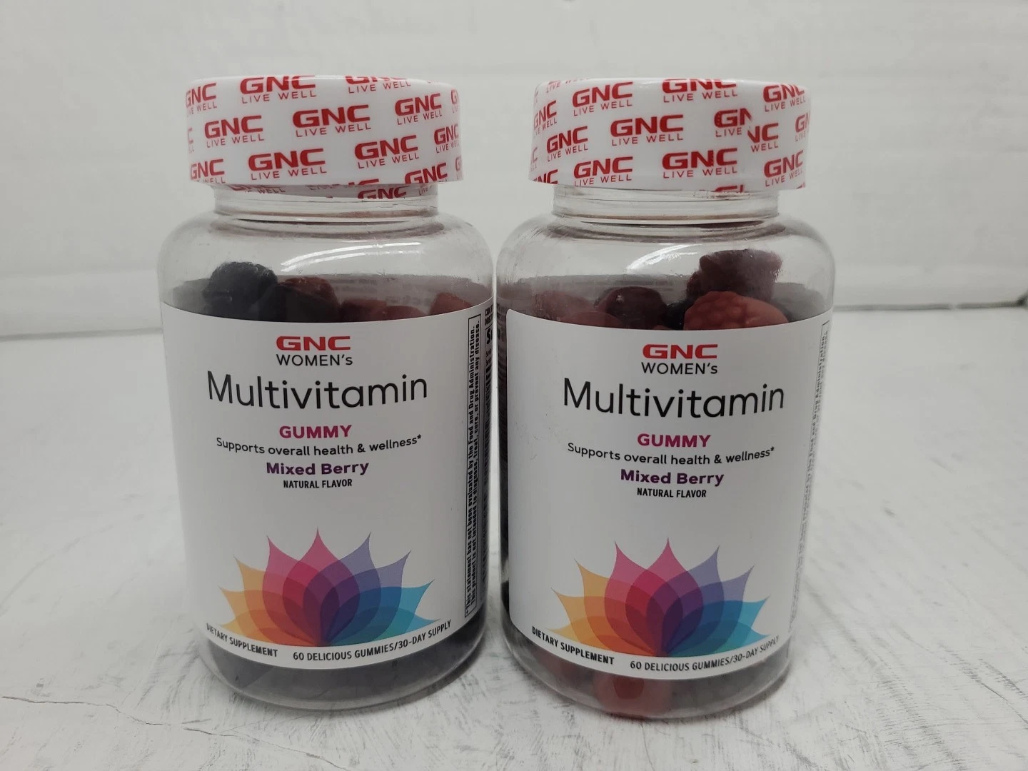 2x GNC Women's Multivitamin Gummy Mixed Berry Gummies SEALED 2025