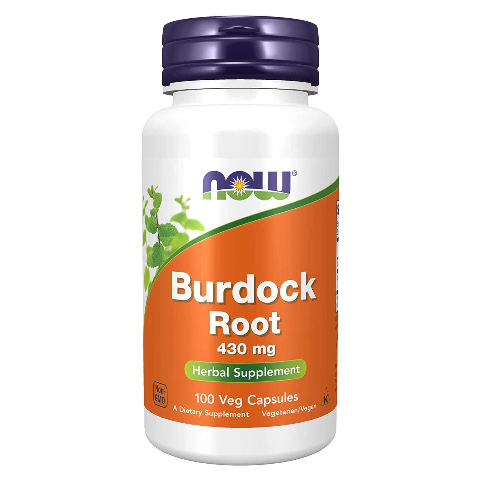 NOW FOODS Burdock Root 430 mg 100 Veg Capsules