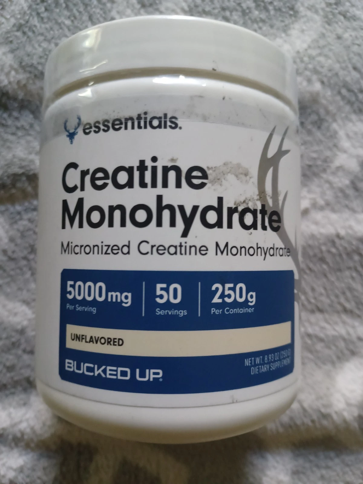 Bucked Up Creatine Monohydrate Sports and Fitness Performance Powder - 250g