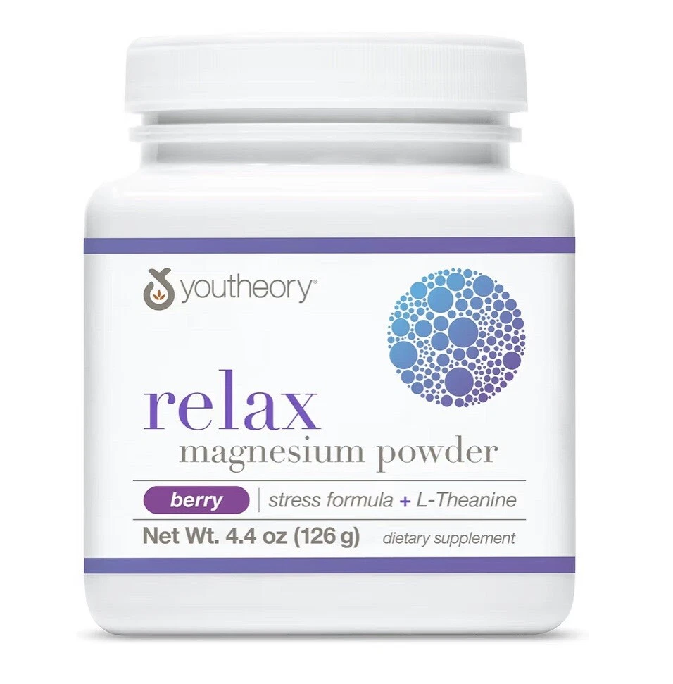 Relax, Magnesium Powder, Berry, 4.4 oz (126 g)