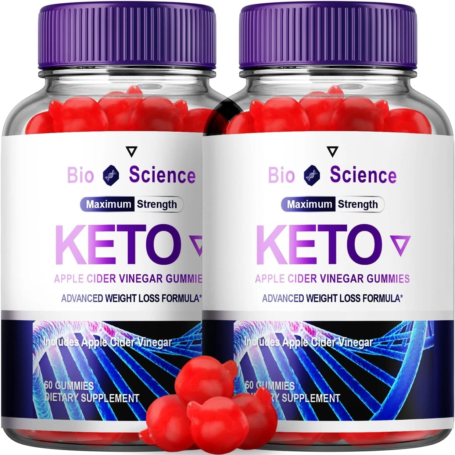 Bioscience Keto - Bioscience ACV Keto Gummies Weight Loss (2 Pack)