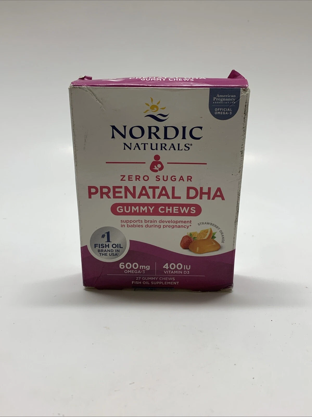 Nordic Naturals Zero Sugar Prenatal Gummy Chews - 27 Count