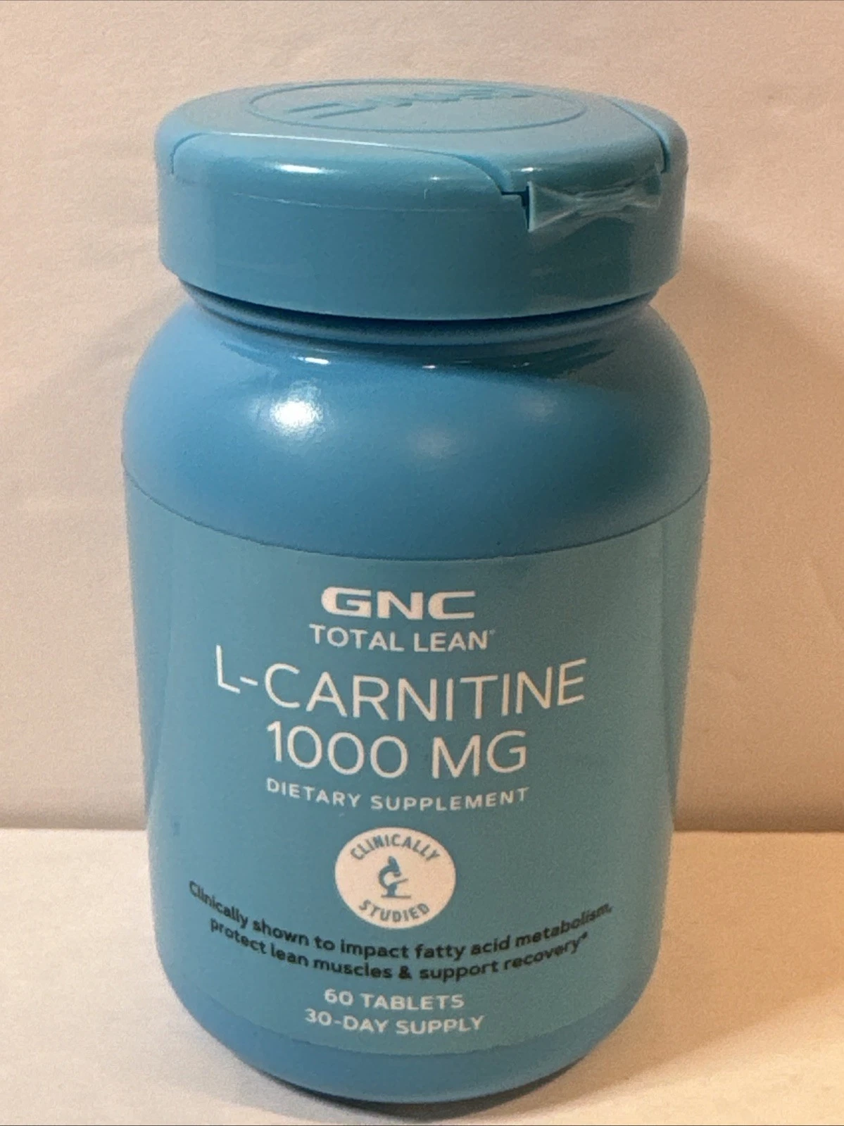 GNC Total Lean L-carnitine 1000 MG 60 Tablets