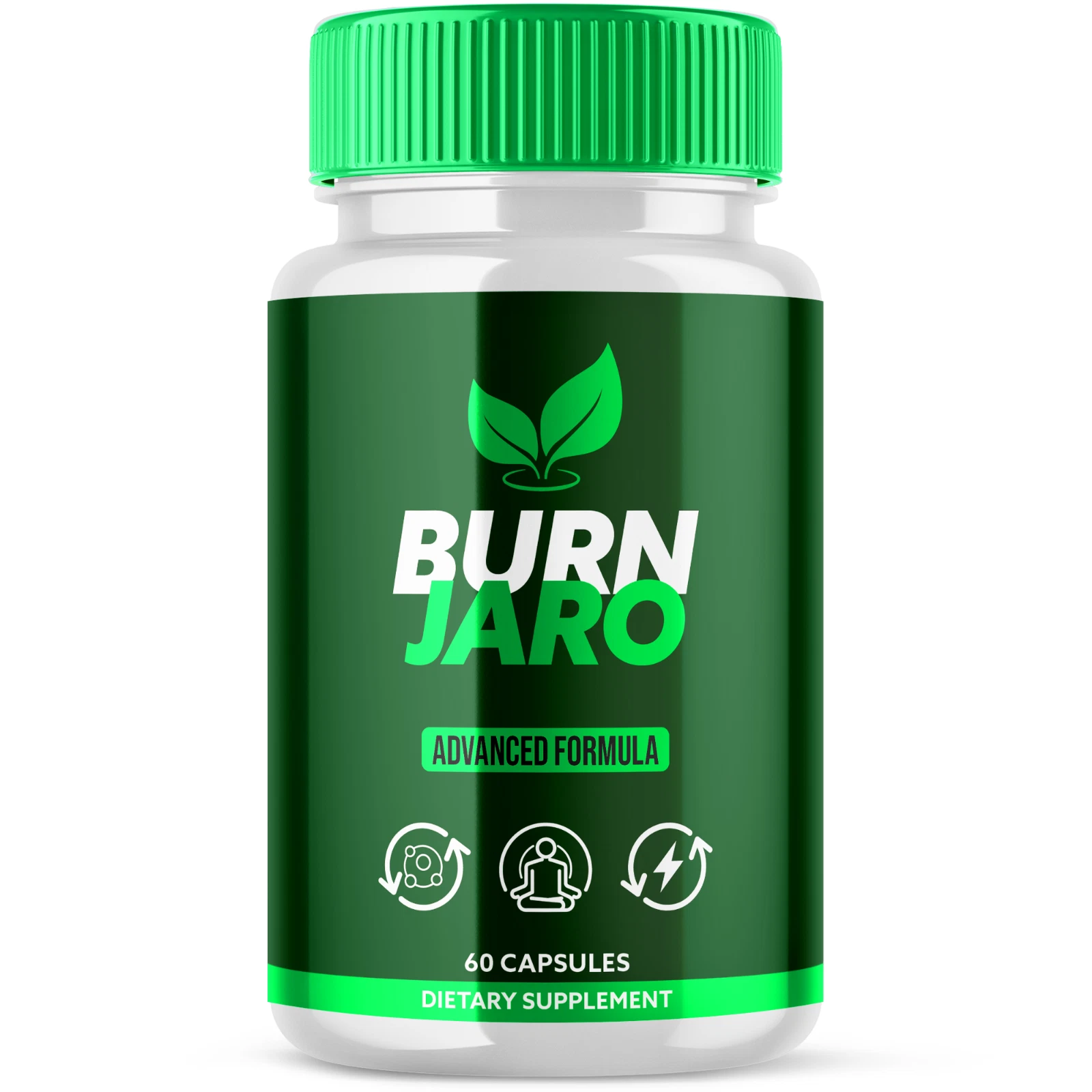 Burn Jaro All Natural Formula Energy and Detox Support Supplement 60 Capsules