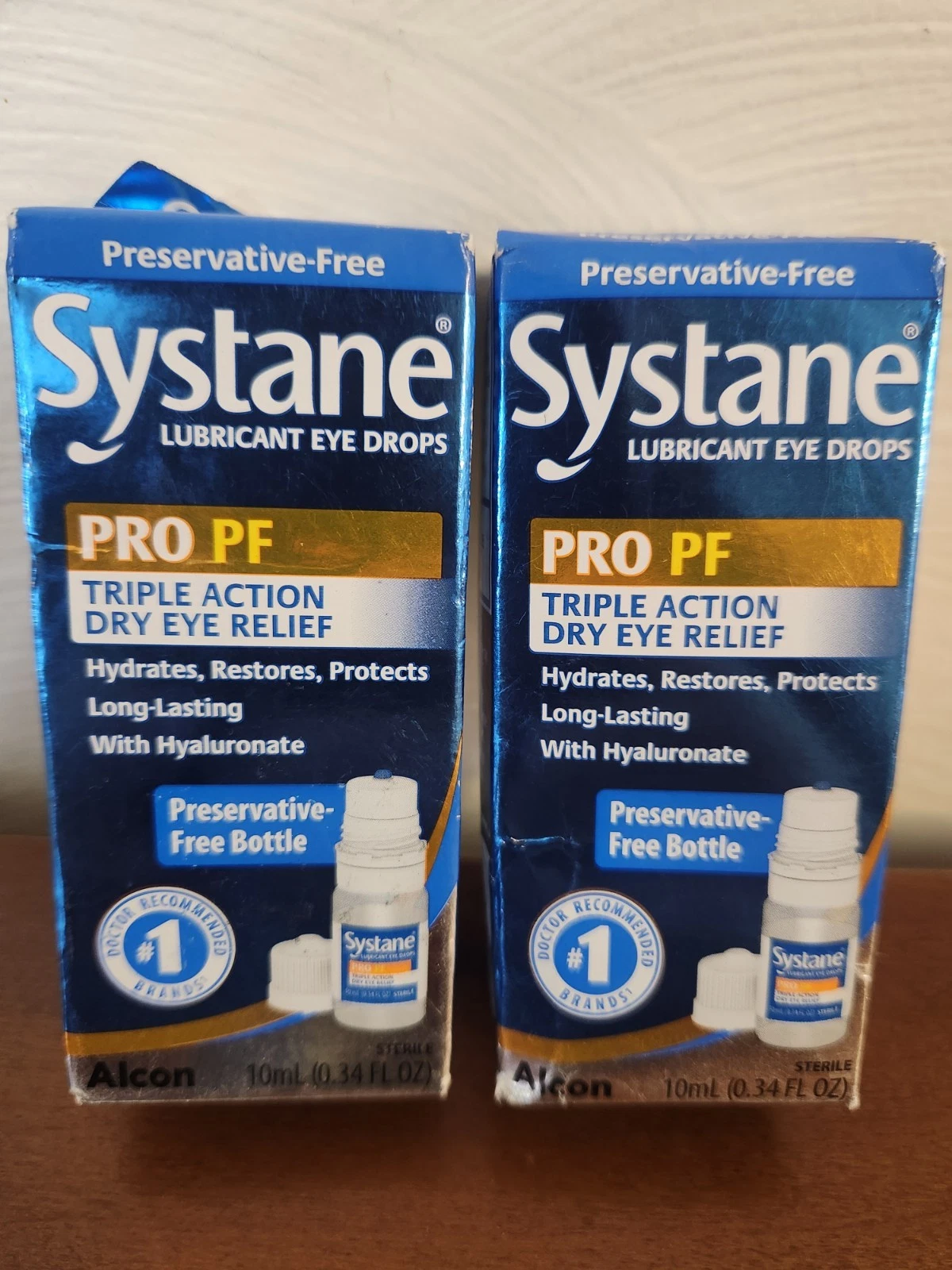 2 Systane Pro PF Dry Eye Relief Lubricant Eye Drops 10 mL EXP 09/2026 NEW