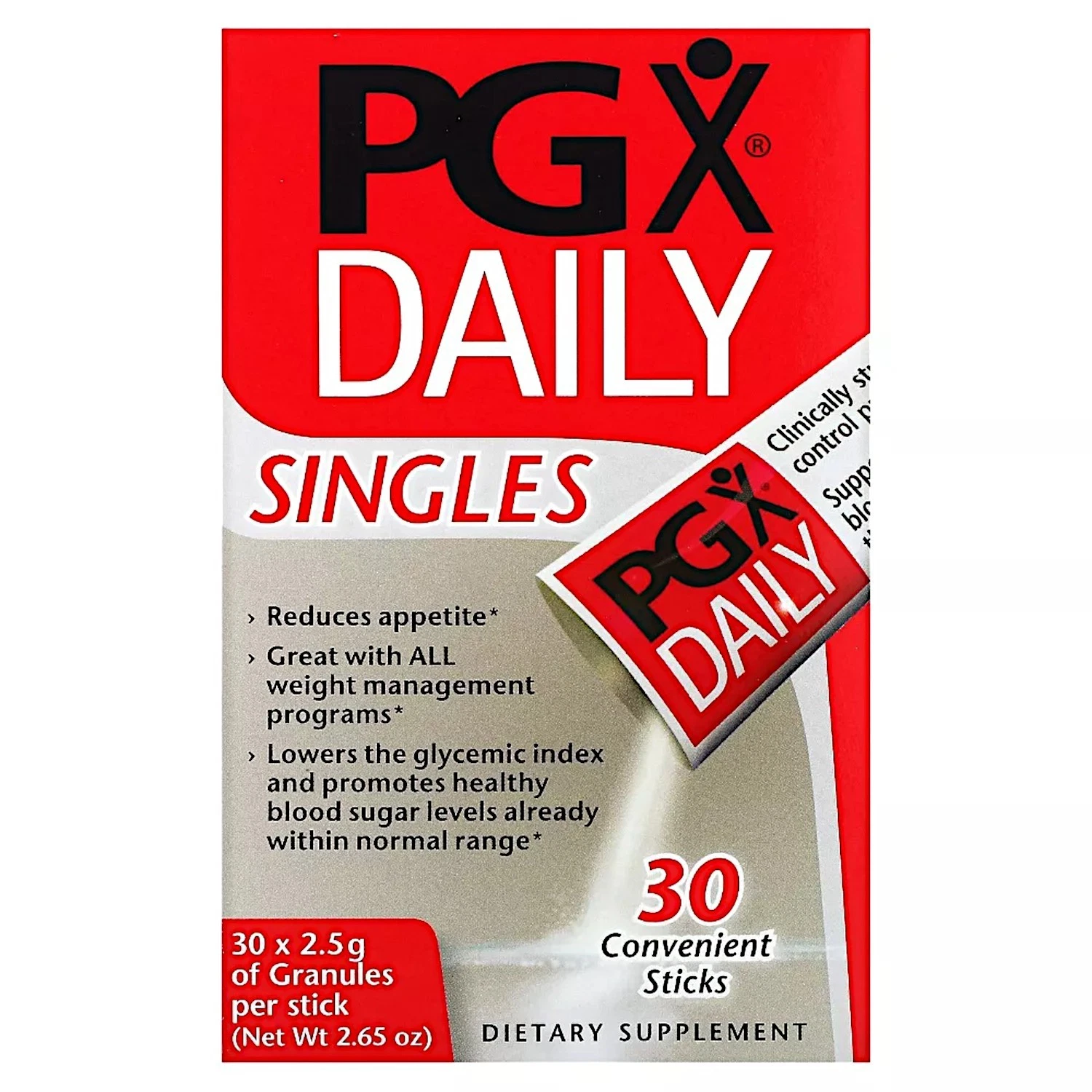 Natural Factors PGX Daily Singles, 30 (2.65 oz) Packets