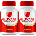 (2 Pack) Gluvafit Blood Formula Capsules for Healthy Circulation & Stable Levels