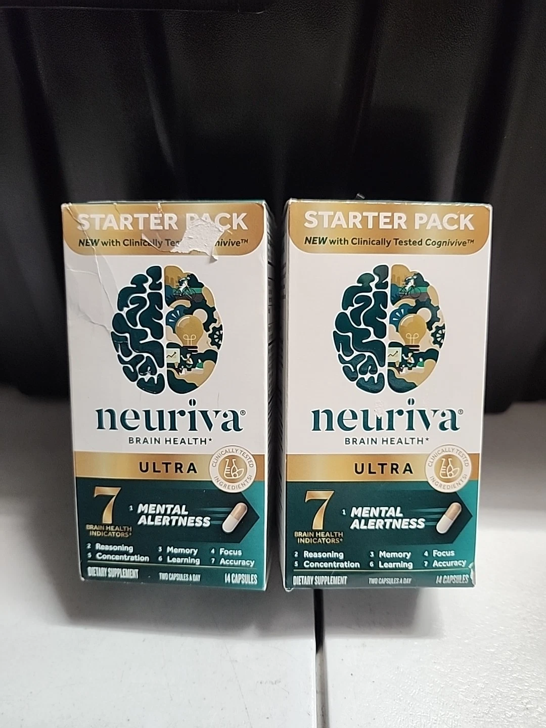 2x Neuriva Ultra Brain Health Memory Focus 14 Cap (28 Ttl) Starter Pack