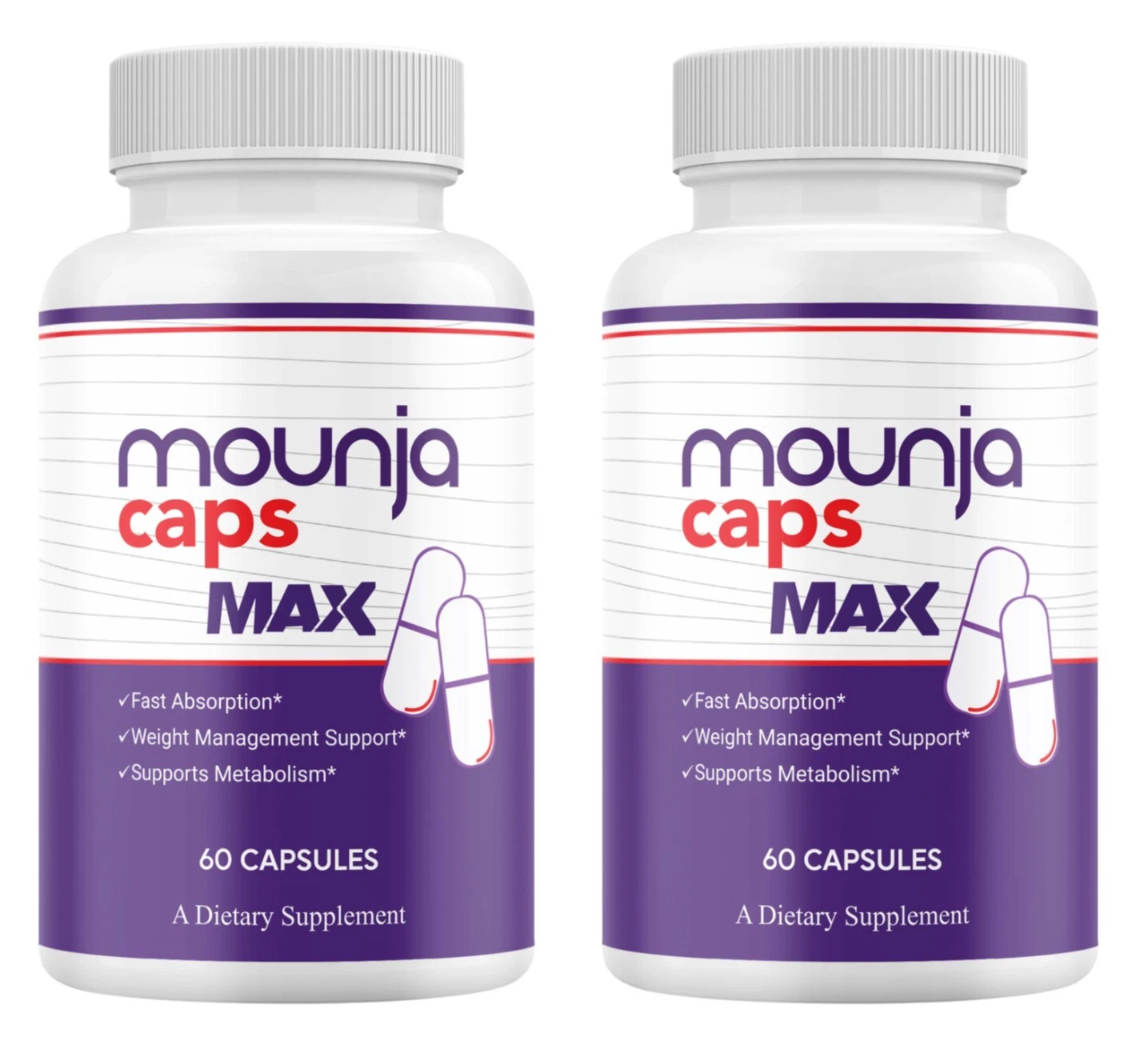 (2 Pack) Mounja Caps Keto Capsules – MounjaCaps Pills Advanced Formula