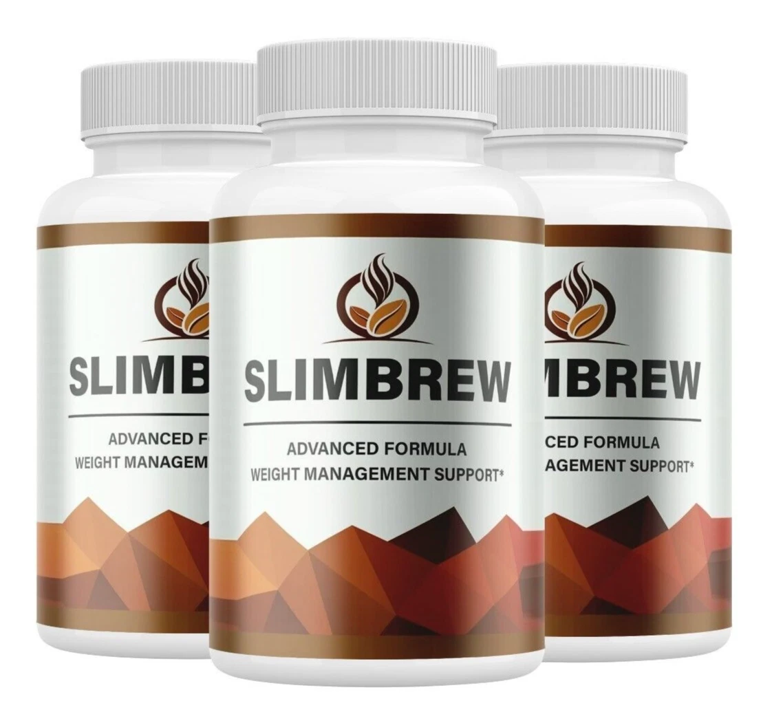 (3 Pack) SlimBrew Weight Loss Capsules, Slim Brew Pills to Burn Fat for Energy