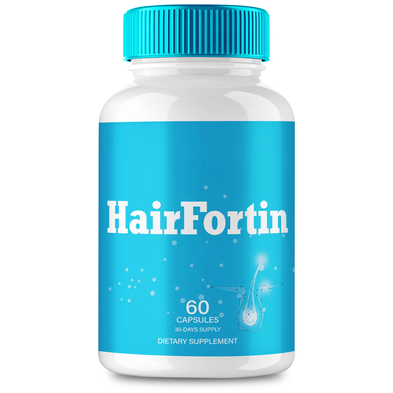 Hairfortin Hair Health Capsules, Hair Fortin Hair Pills (60 Capsules)