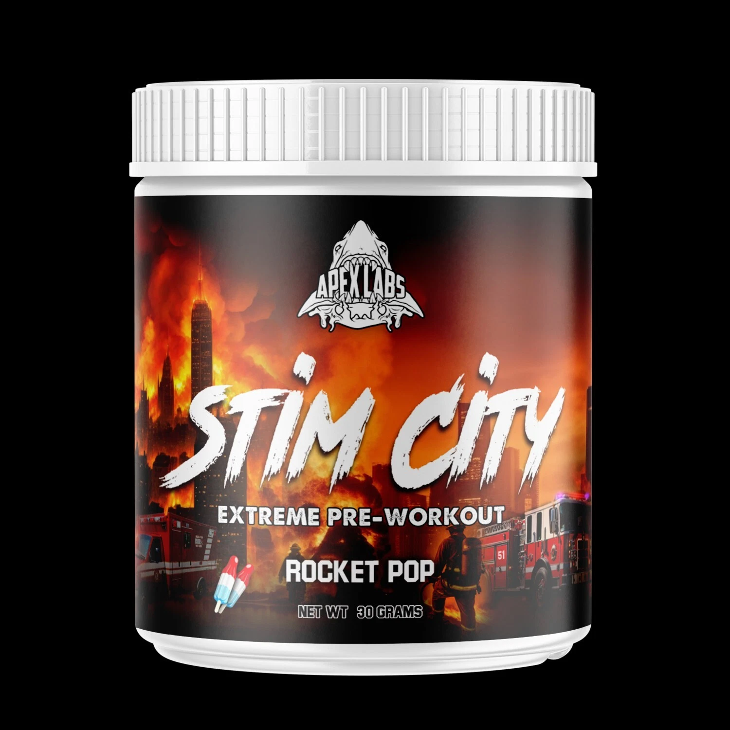 Apex LABS /STIM CITY-Extreme High STIM Pre-Workout Supps - FREE SHIPPING