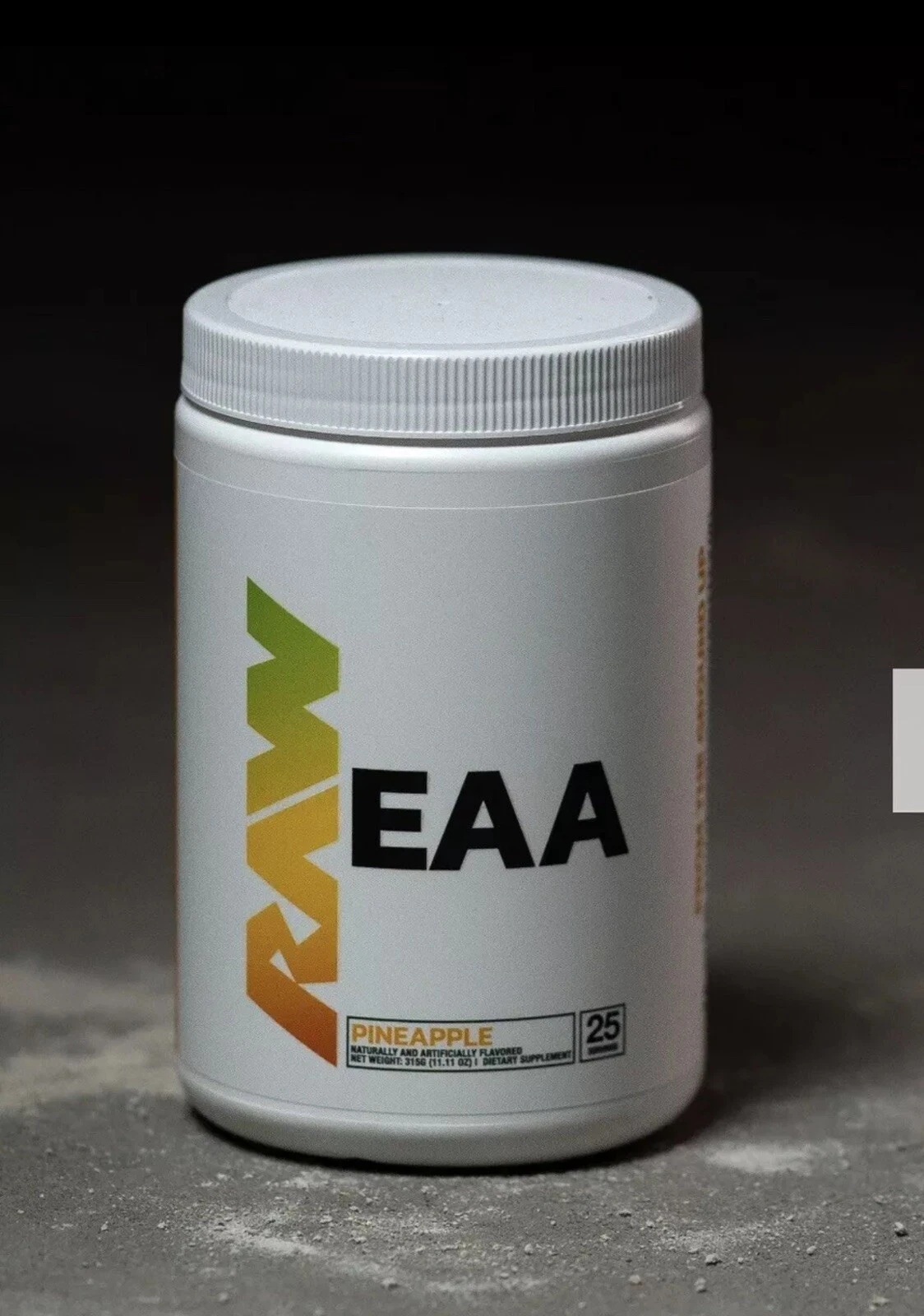 RAW Nutrition - EAA - Pineapple - 25 Servings - 11.38oz