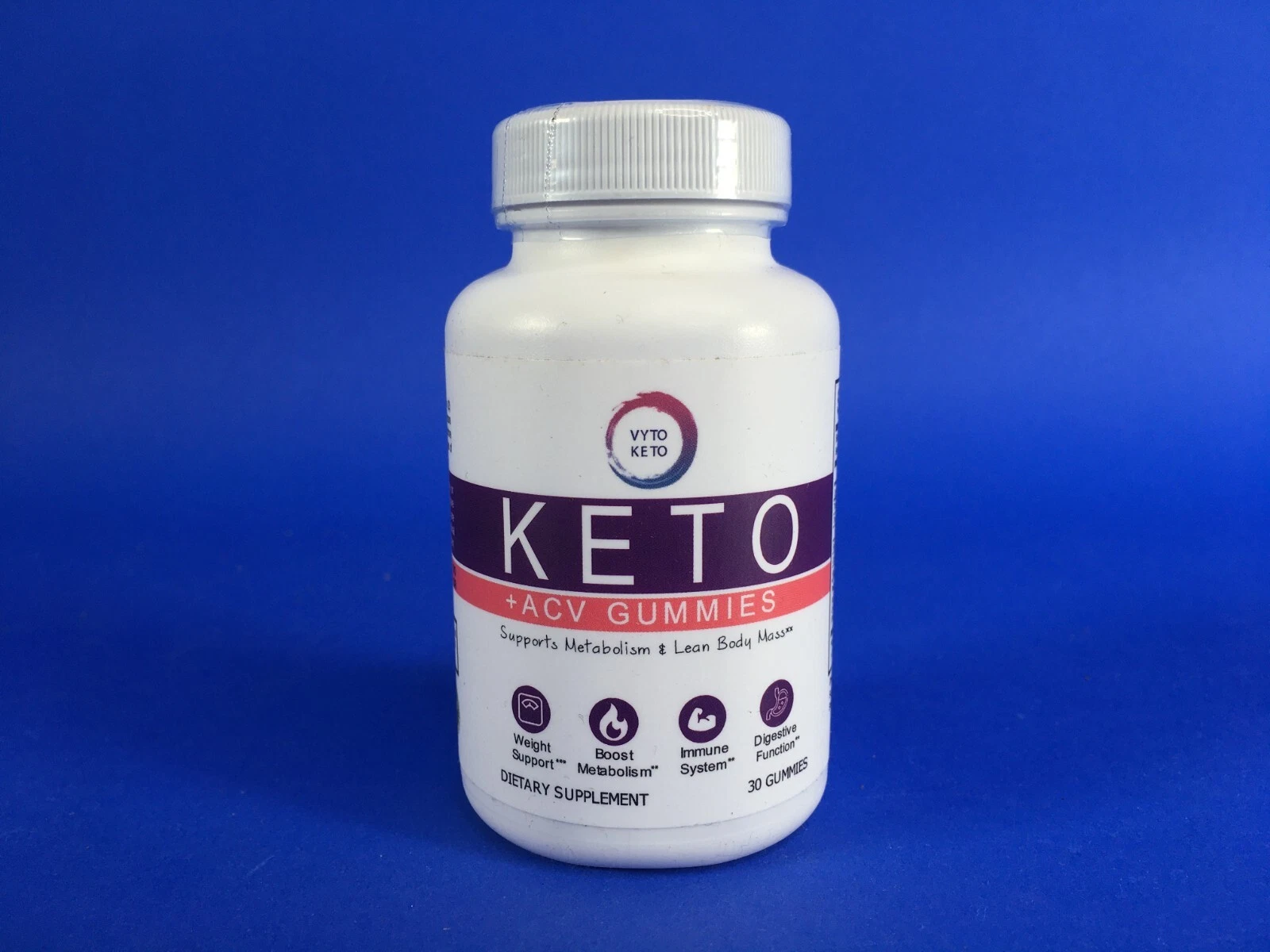 VYTO Keto + ACV Supports Metabolism & Lean Body Mass 30 Gummies