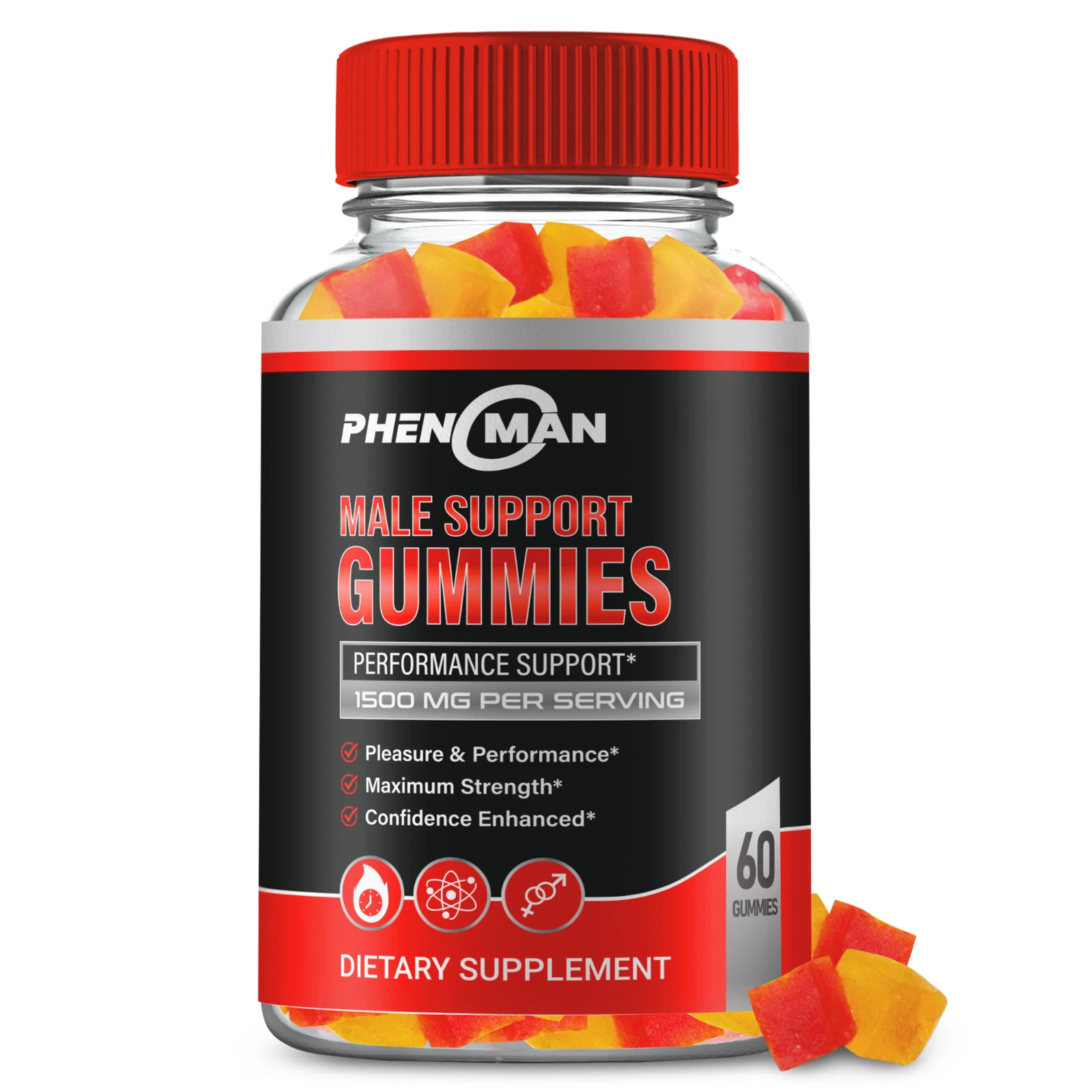 Phenoman Gummies, Phenoman Gummy for Health and Wellness Support 60ct