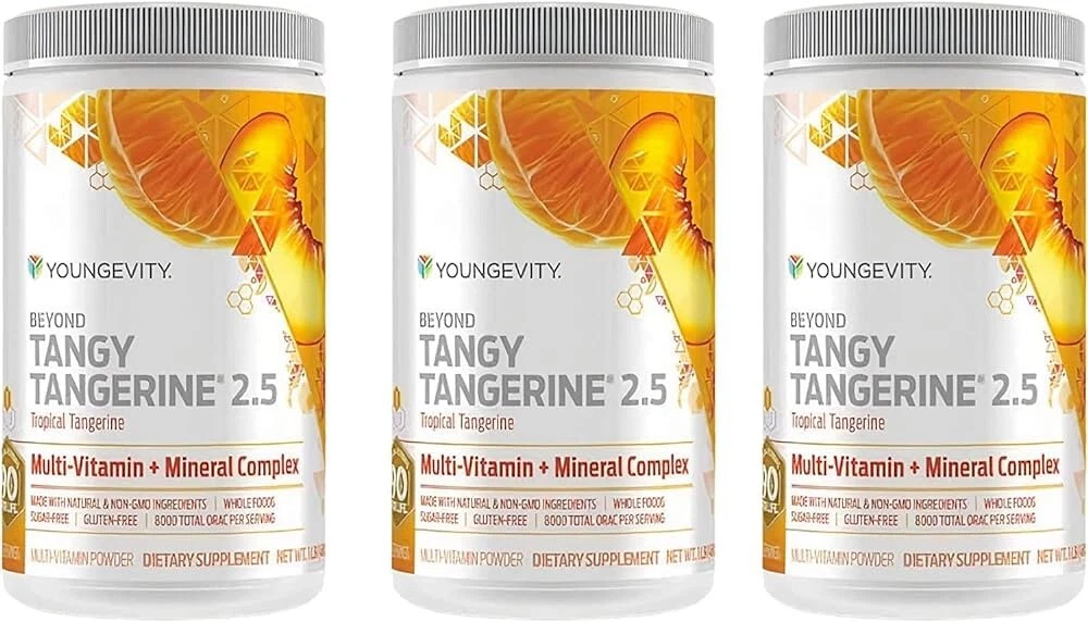 Youngevity Beyond Tangy Tangerine BTT 2.5 Dr. Wallach - FREE SHIPPING 3-Pack