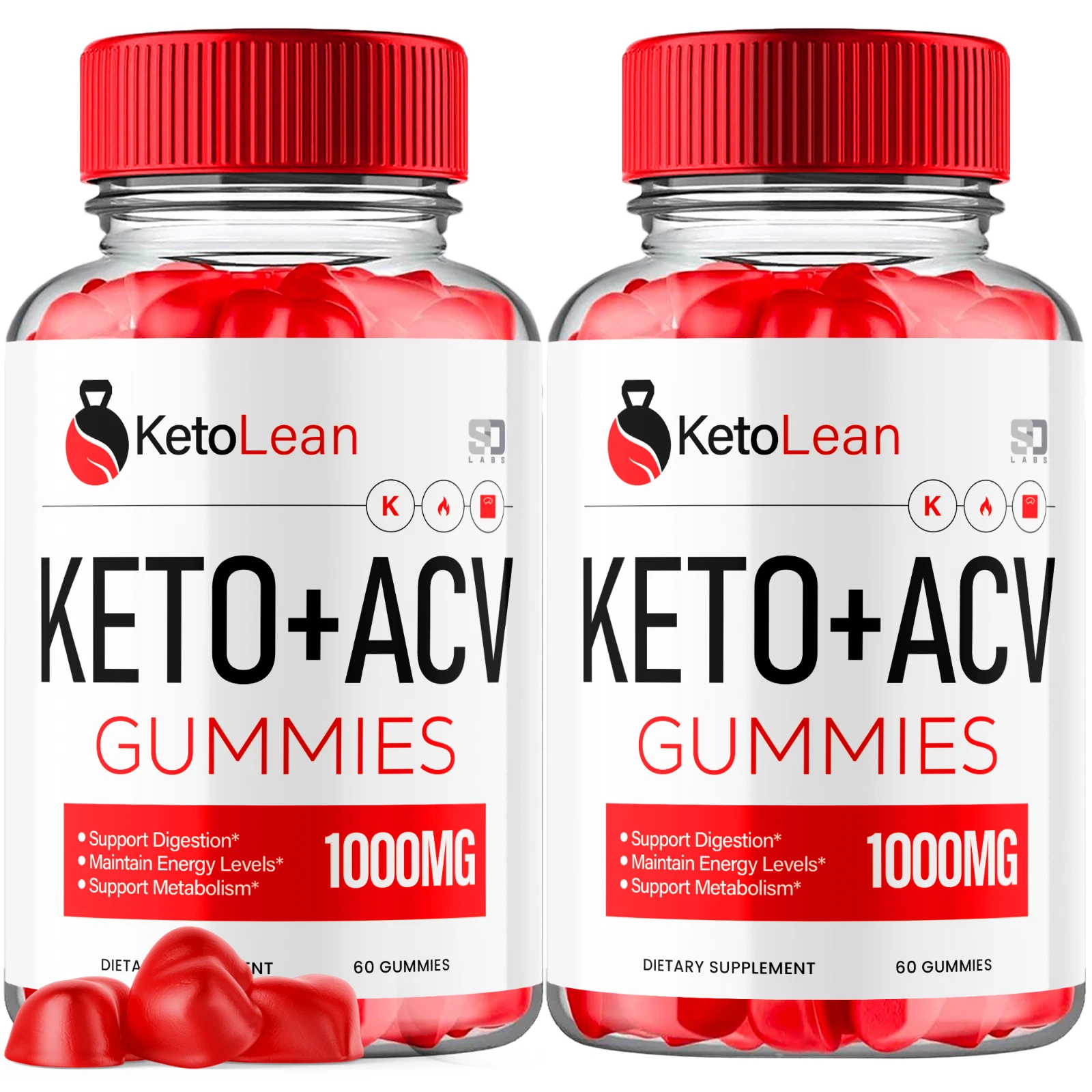 Keto Lean ACV Gummies - KetoLean ACV Maximum Strength for Body Shaping (2 Pack)