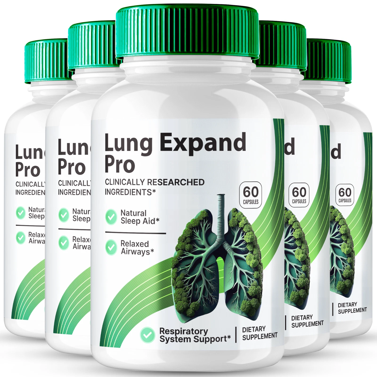 (5 Pack) Lung Expand Pro Blood Capsules, LungExpandPro Blood Support Pills