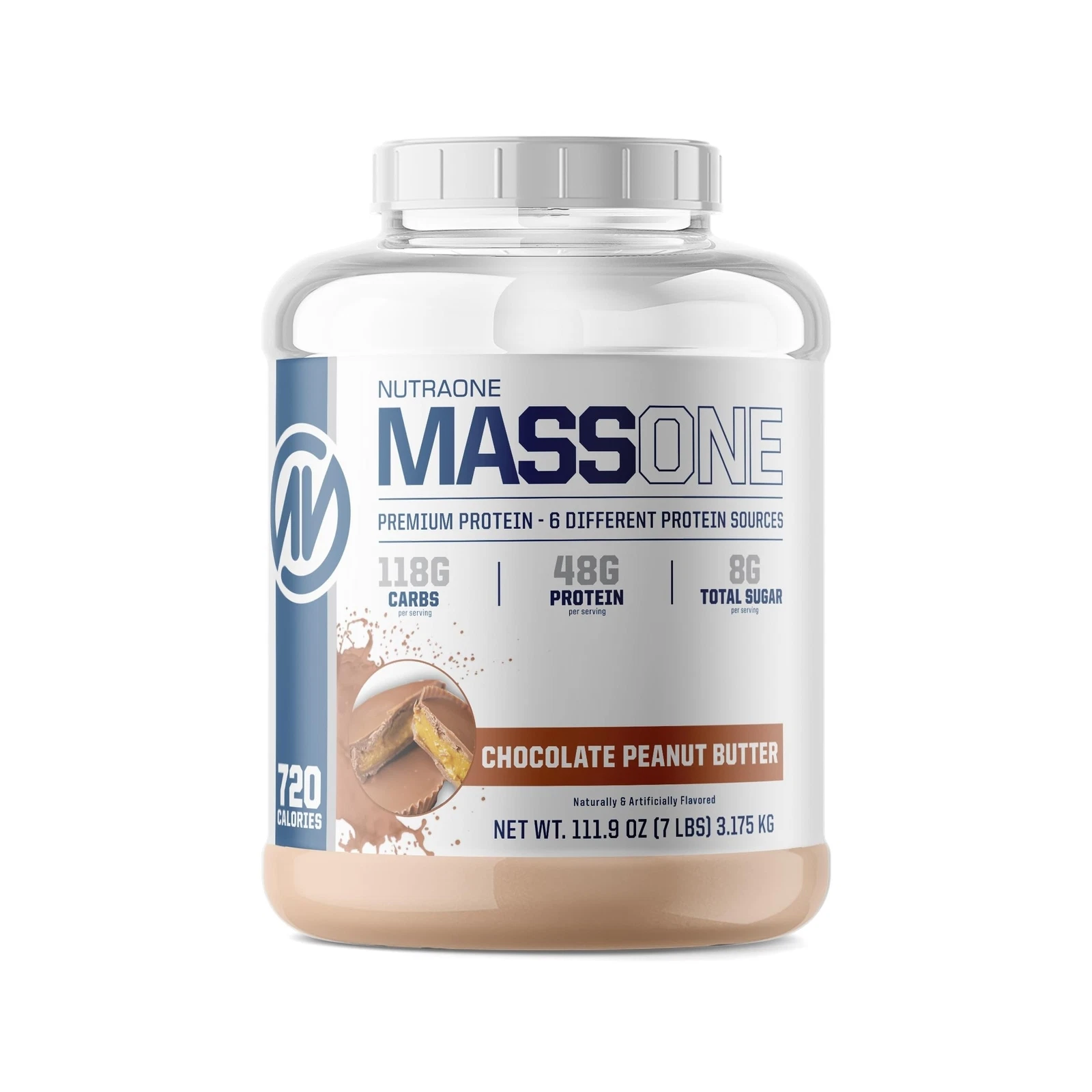 Massone Mass Gainer Protein Powder by NutraOne – Gain Mass Protein Meal Re