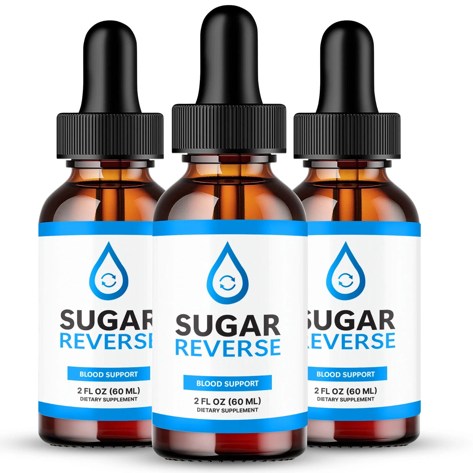 (3 Pack) Sugar Reverse Blood Drops, Blood Support Drops for Blood Sugar Levels