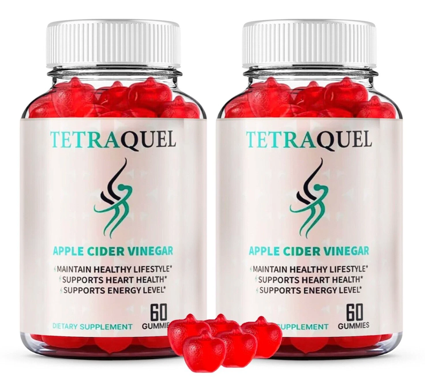 (2 Pack) Tetraquel Keto ACV Gummies, Tetraquel for Advanced Weight Loss & Energy
