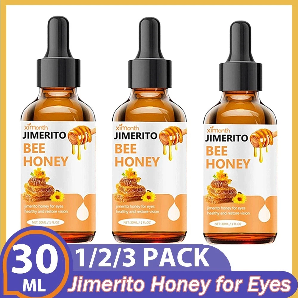 1-3PK Jimerito Honey for Eyes, Jimerito Honey Eye Drops, Jimerito Bee Honey Drop