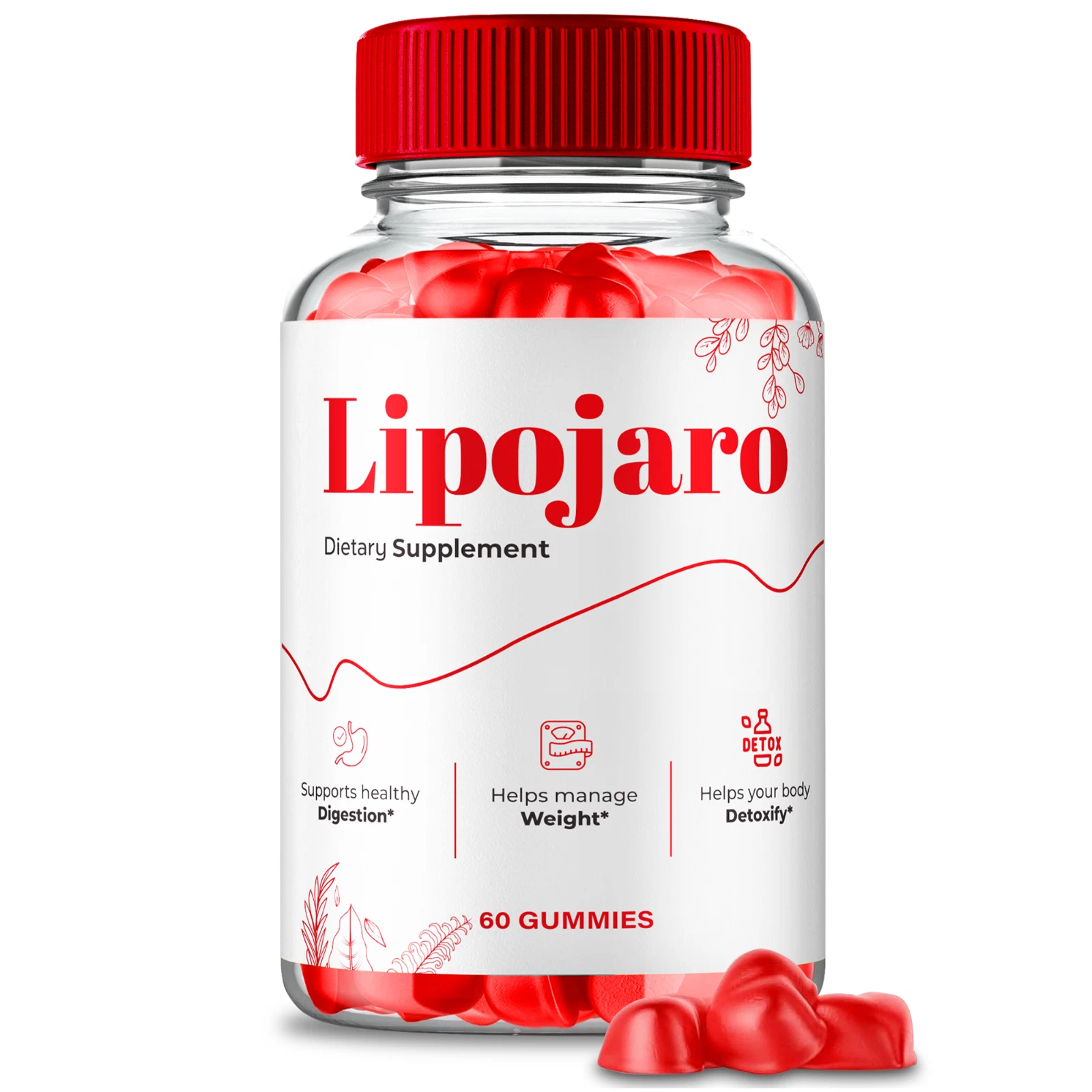 LipoJaro Keto ACV Gummies, Lipo Jaro Keto Advanced Weight Loss Gummy 60ct