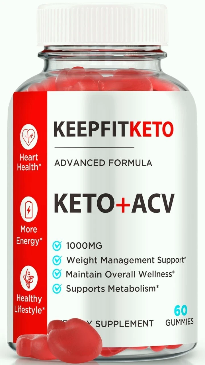 KeepFitKeto Gummies, KeepFit Keto ACV Advanced Weight Loss Gummy 60ct