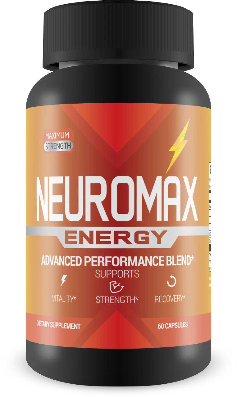 Neuromax Energy - Nitric Oixde Booster for Strength and Performance, 60 Capsules