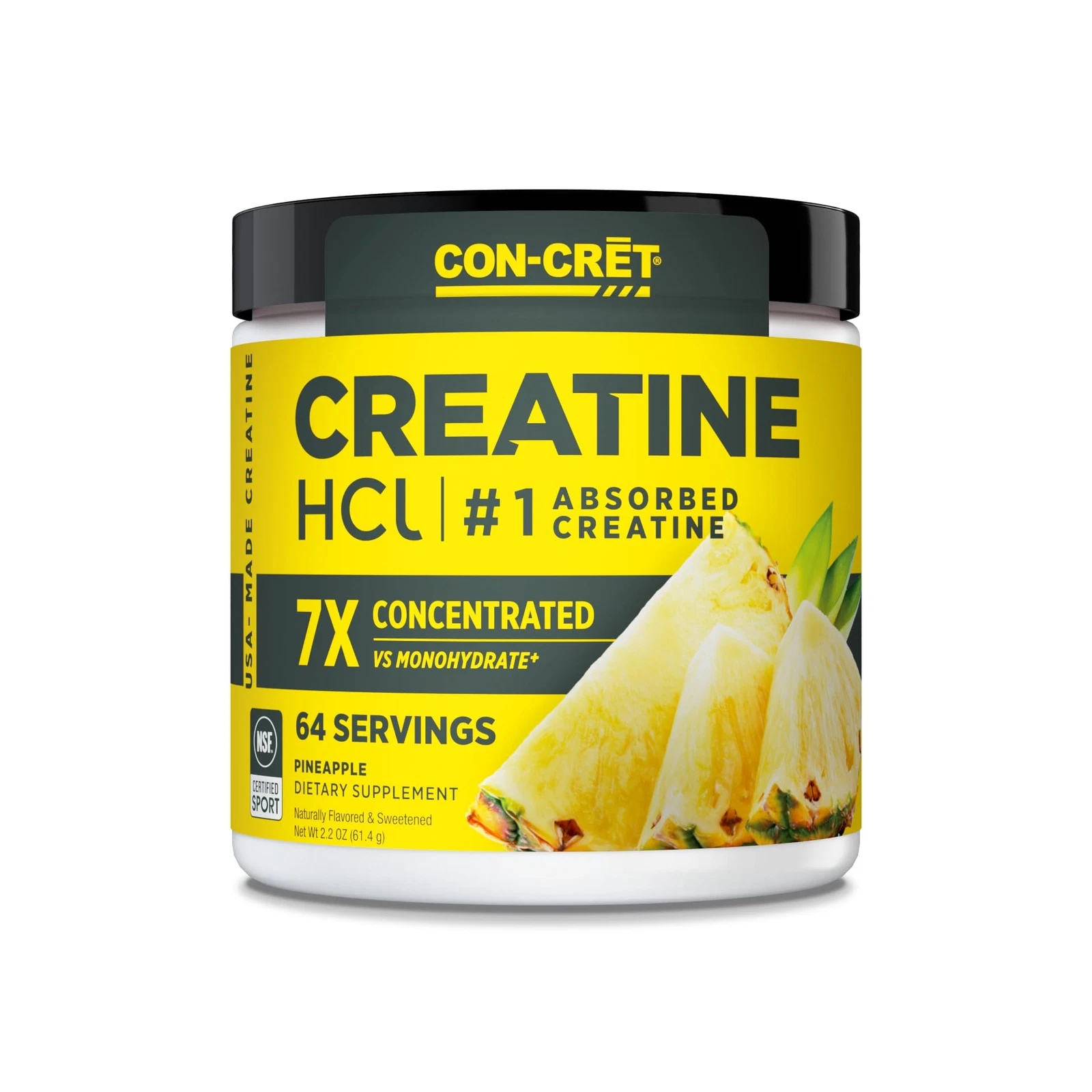 CON CR T Creatine HCl 64 Servings Muscle Health Energy Cognitive Support