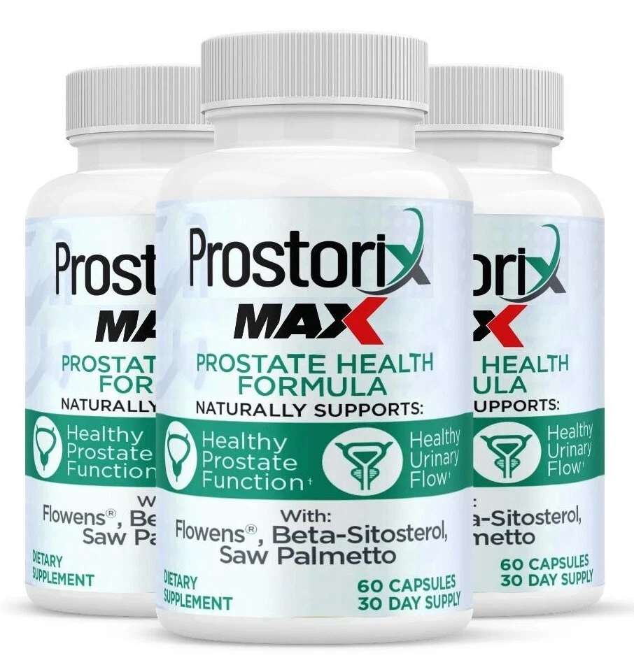 (3 Pack) Prostorix MAX Advanced Urinary Aid Pills to Support Prostate Functions