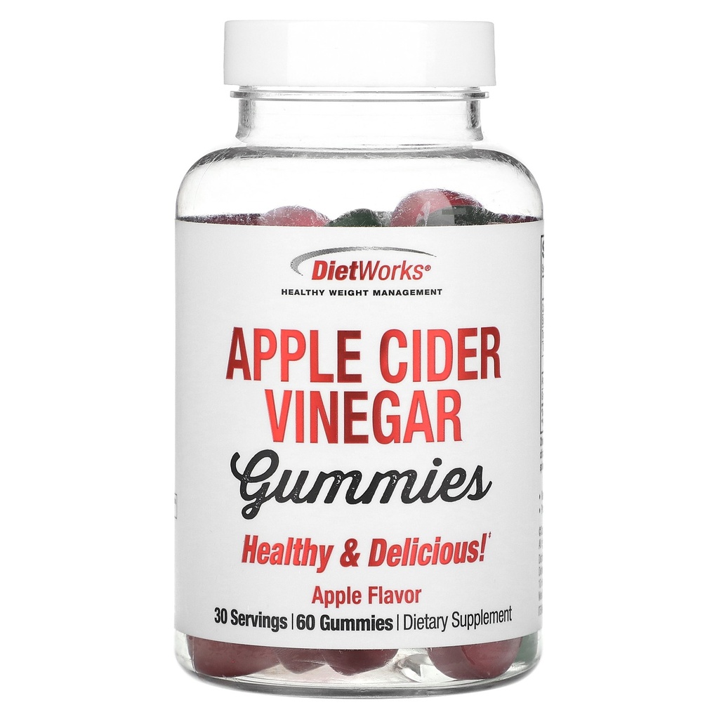 Apple Cider Vinegar Gummies, Apple Flavor, 60 Gummies
