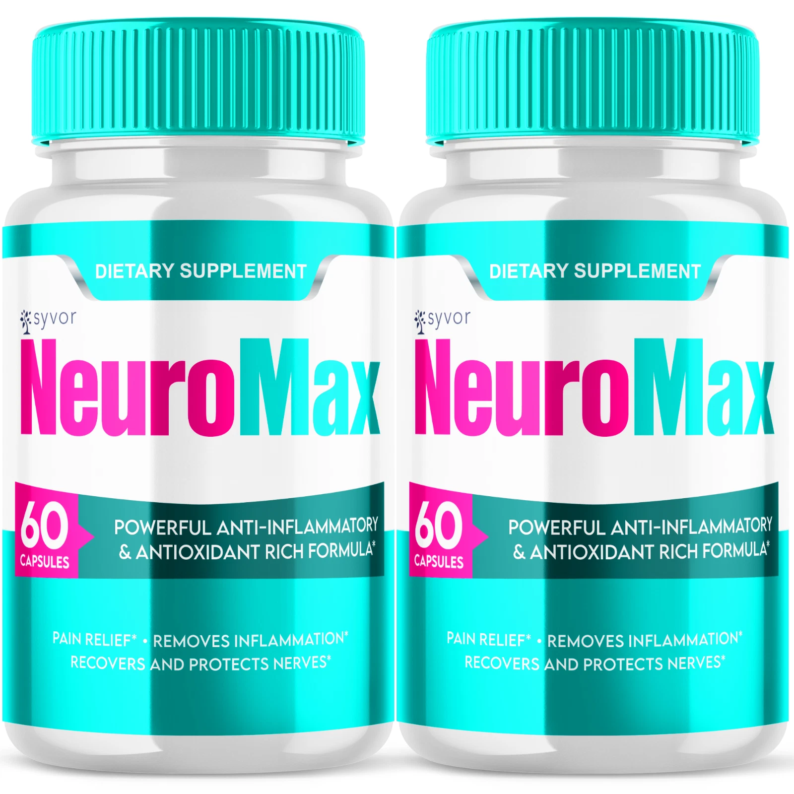 NeuroMax Nootropic Pills Natural Formula Brain Supplement 120 Capsules
