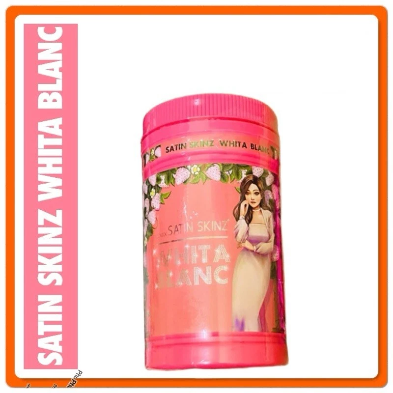 SATIN SKINZ WHITA BLANC collagen powder gives smooth skin flawless glow