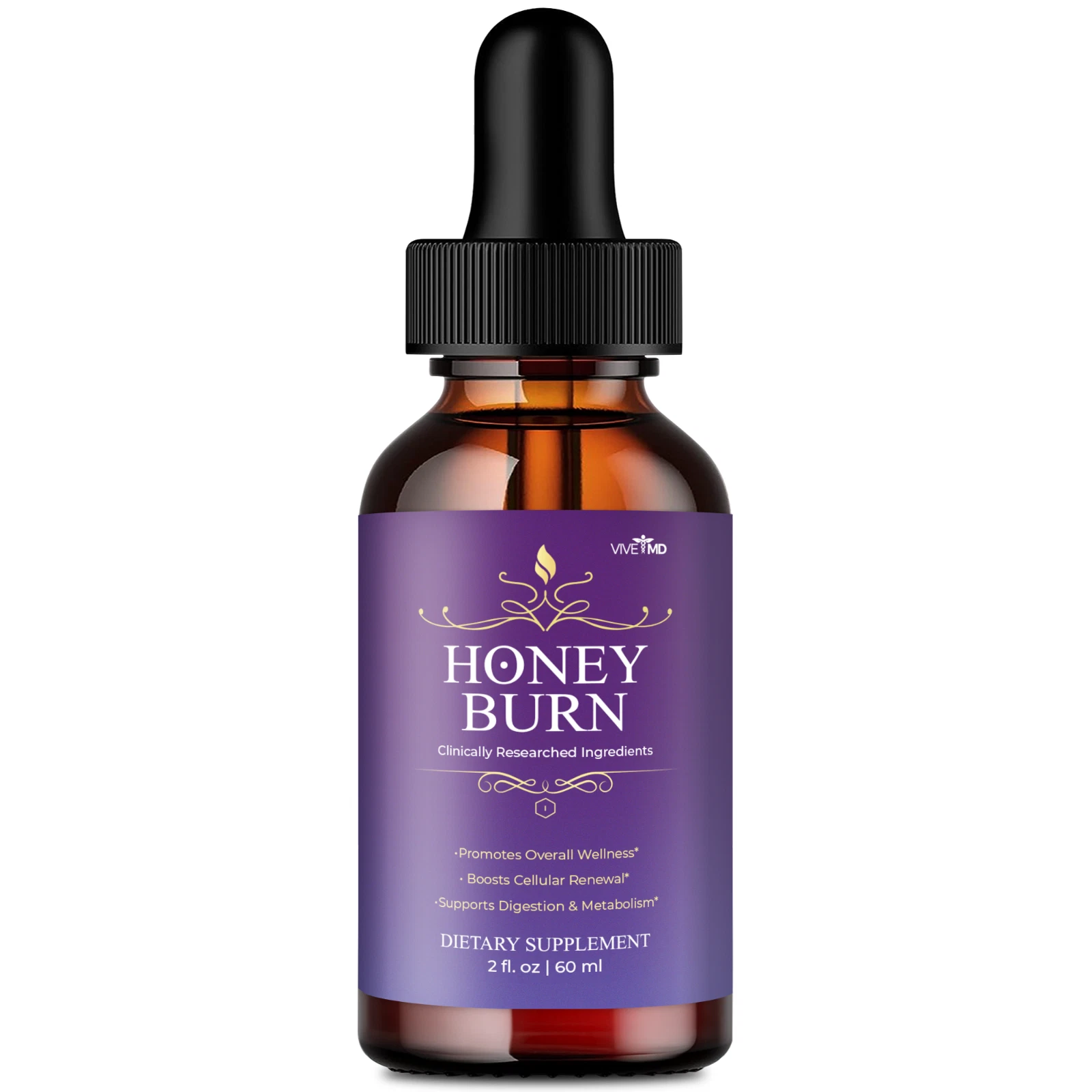 Honey Burn Liquid Drops - Advanced Formula Weight Management Supplement