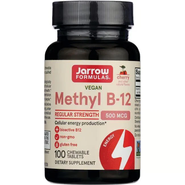 Jarrow Formulas, Inc. Vegan Methyl B-12 Regular Strength - Cherry