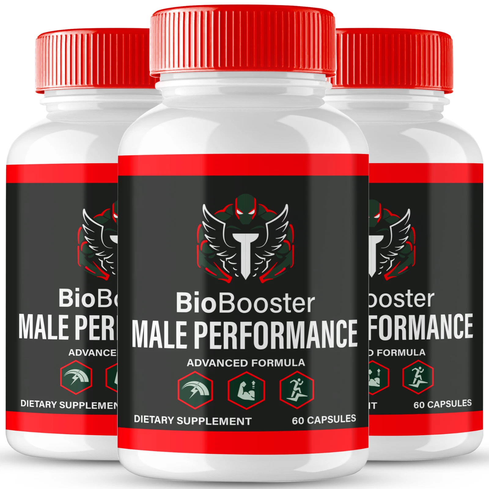 (3 Pack) Bio Booster for Men, BioBooster Advanced Formula Male Support Pills