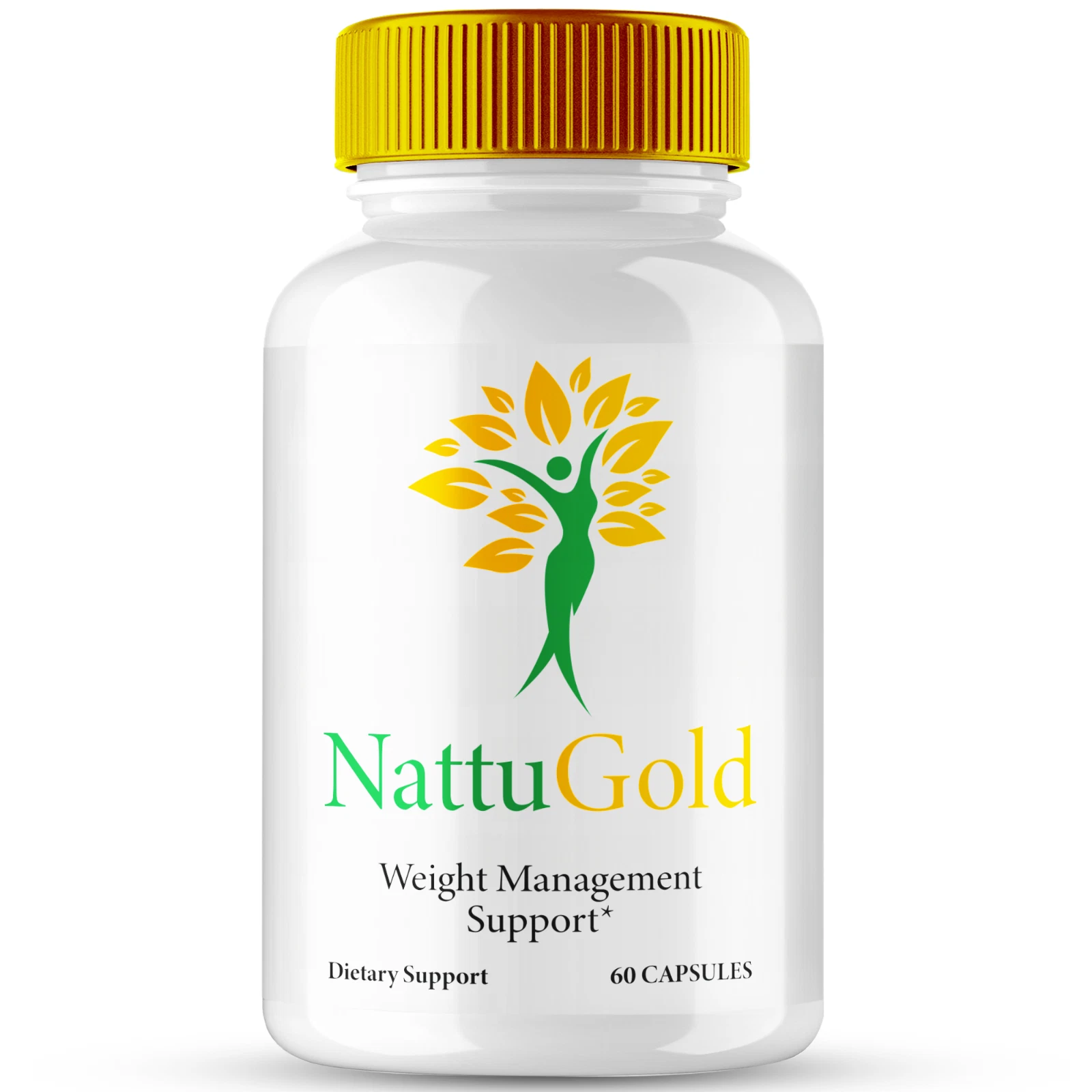 NattuGold Weight Loss Pills, Nattu Gold Advanced Fat Burning Formula 60ct