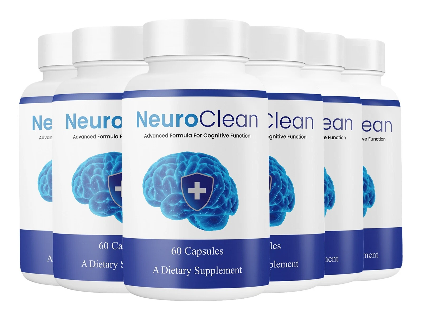 ( 6 Pack ) NeuroClean Capsules - Brain Support Formula for Cognitive Function